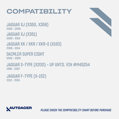 AUTOACER -4p Front & Rear Upper Suspension Arms for JAGUAR S-Type FType XJ XK S8