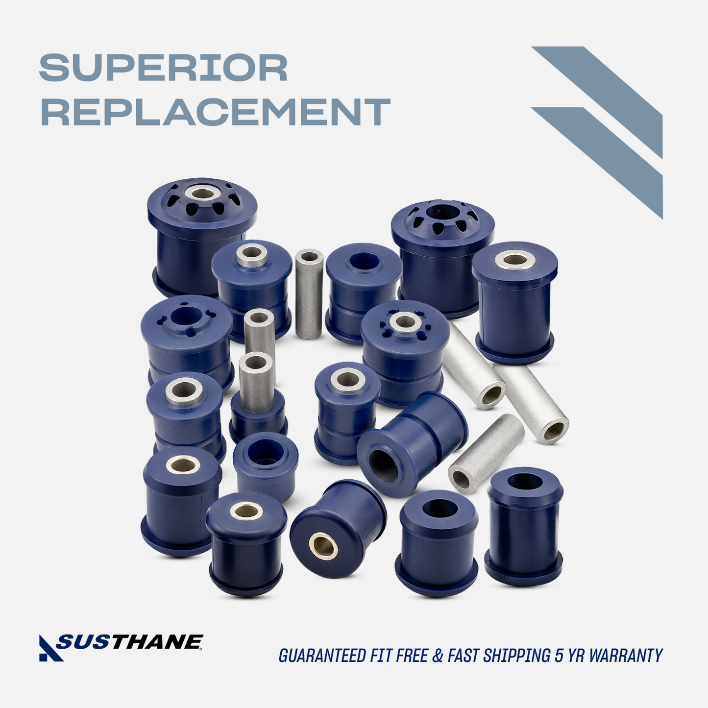 AUTOACER 16p Front Rear PU Suspension Arm Bushing Kit For Discovery 3/4 RR Sport