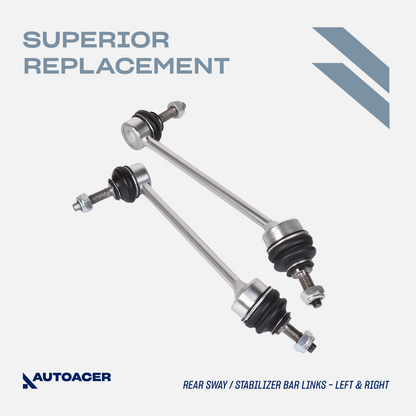 AUTOACER -4p Rear Torque Tie Rods & ARB drop Link Kit for Jaguar S-Type XF XK XJ