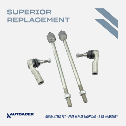 AUTOACER -4p Front Inner Outer Tie/Track Rod Ends for LR Range Rover Sport 05-09