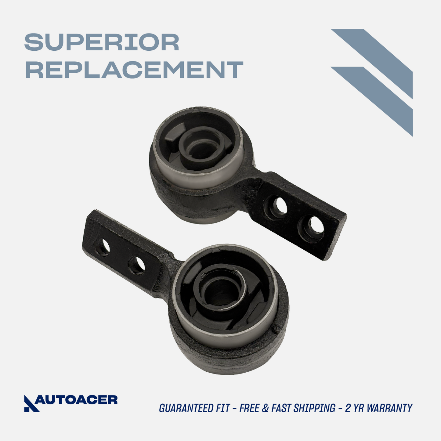 AUTOACER -2p Front Wishbone Arm Rear Bushes Brackets For BMW E46 325xi 330xi AWD