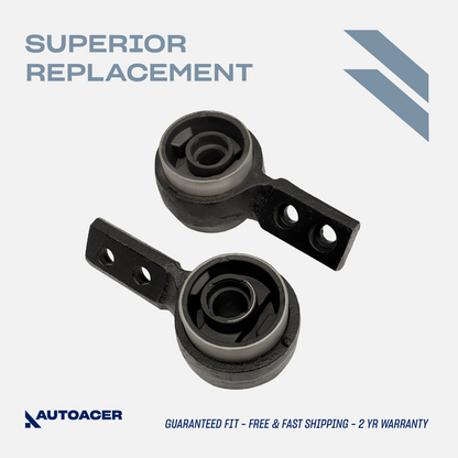 AUTOACER -2p Front Wishbone Arm Rear Bushes Brackets For BMW E46 325xi 330xi AWD