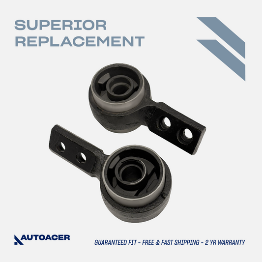 AUTOACER -2p Front Wishbone Arm Rear Bushes Brackets For BMW E46 325xi 330xi AWD