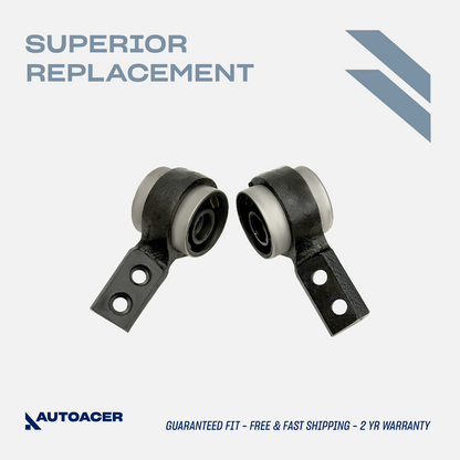 AUTOACER -2p Front Wishbone Arm Rear Bushes Brackets For BMW E46 325xi 330xi AWD