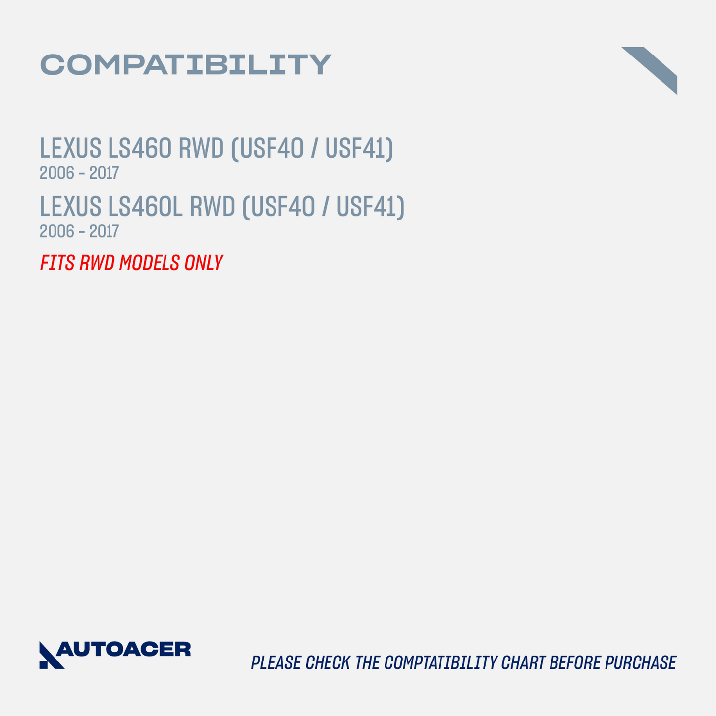 AUTOACER -6p Front Stabilizer Links Inner Outer Tie Rod Ends For Lexus LS460 RWD