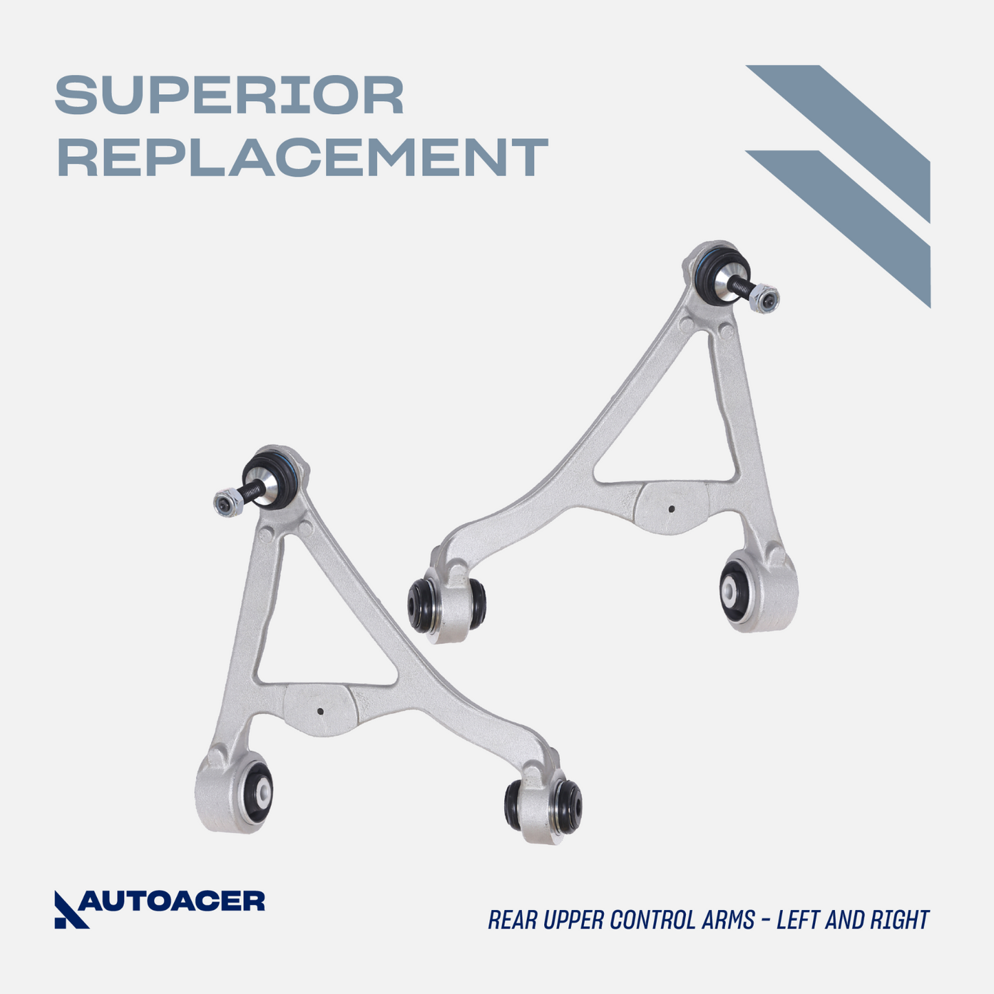 AUTOACER -4p Front & Rear Upper Suspension Arm Wishbone Kit for Jaguar S-Type XF