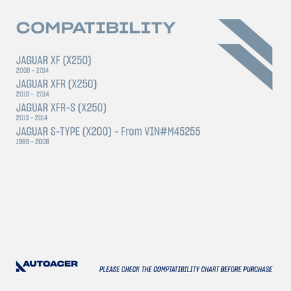 AUTOACER -4p Front & Rear Upper Suspension Arm Wishbone Kit for Jaguar S-Type XF