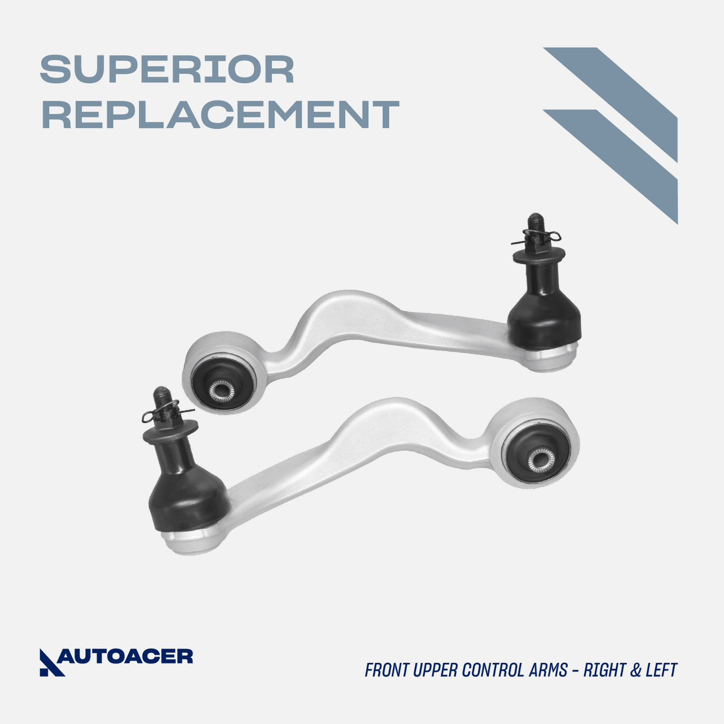 AUTOACER 10p Front Suspension Control Arms & Bushes for Lexus LS460 LS600h 06-17