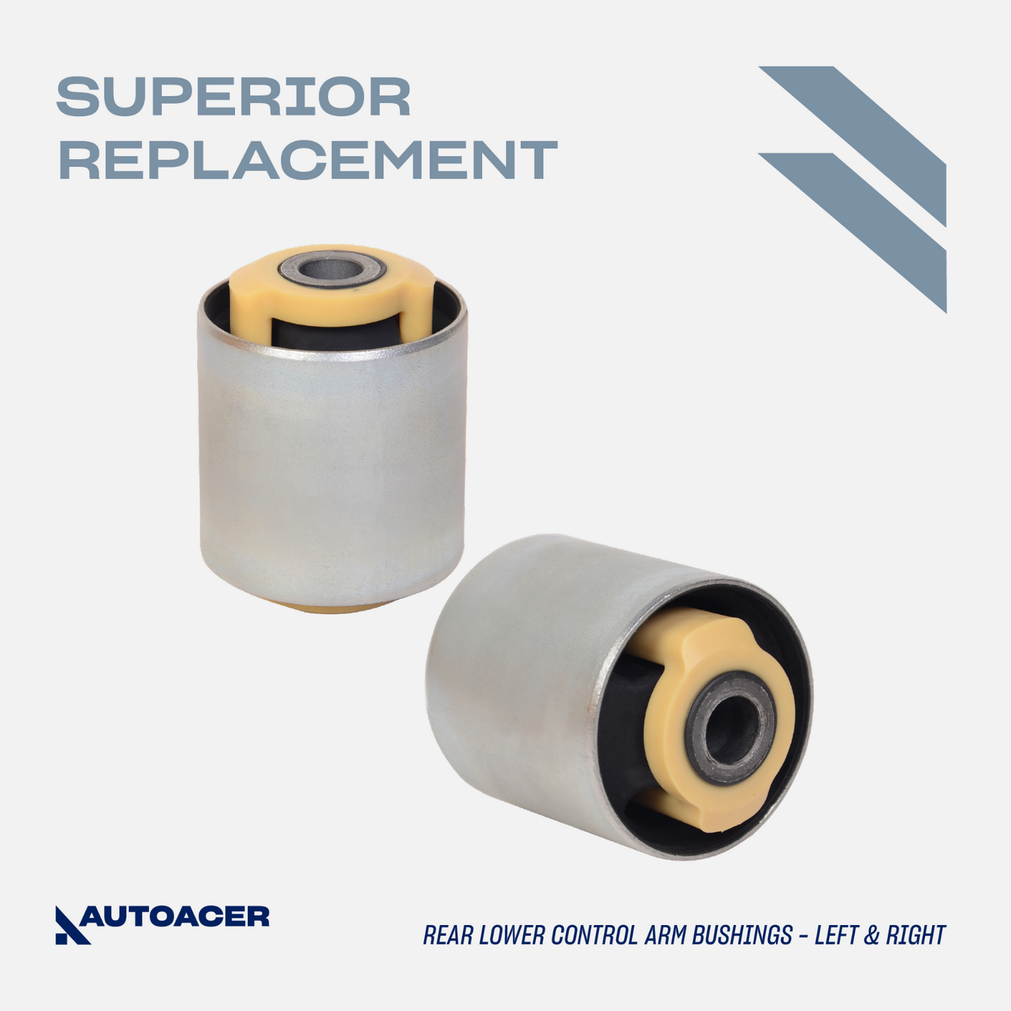 AUTOACER 8p Rear Upper Lower Suspension Arm Bushings For Range Rover Sport 05-13