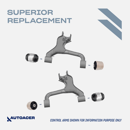 AUTOACER 8p Rear Upper Lower Suspension Arm Bushings For Range Rover Sport 05-13