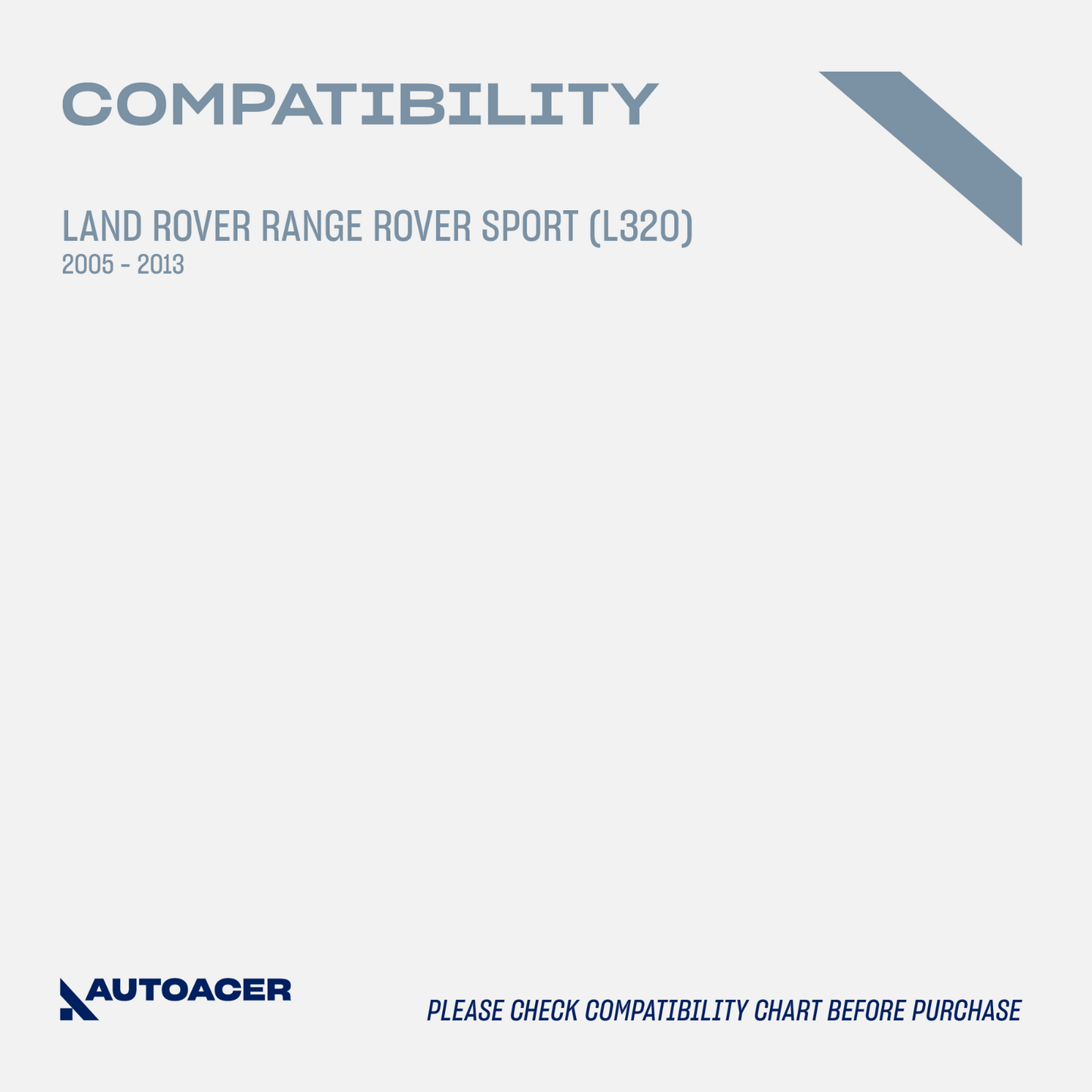 AUTOACER -4p Rear Upper Suspension Arm Bushings For Range Rover Sport 05-13 L320