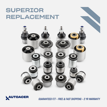 AUTOACER 24p Front Rear Suspension & Knuckle Arm Bushes Ball Joints For RR Sport