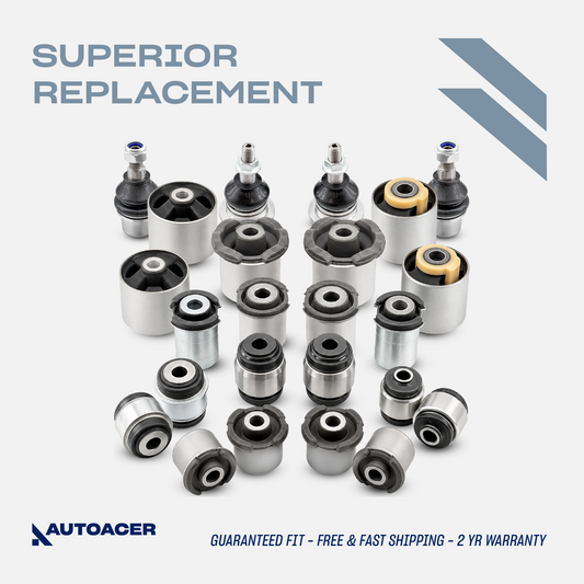 AUTOACER 24p Front Rear Suspension & Knuckle Arm Bushes Ball Joints For RR Sport