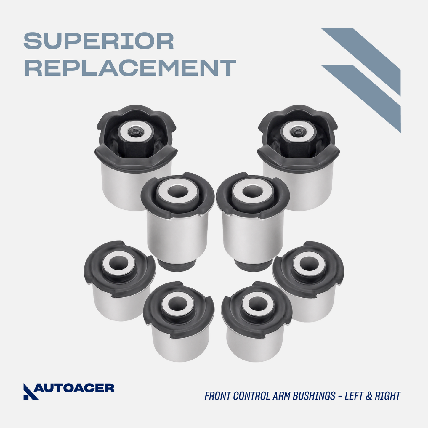 AUTOACER 24p Front Rear Suspension & Knuckle Arm Bushes Ball Joints For RR Sport