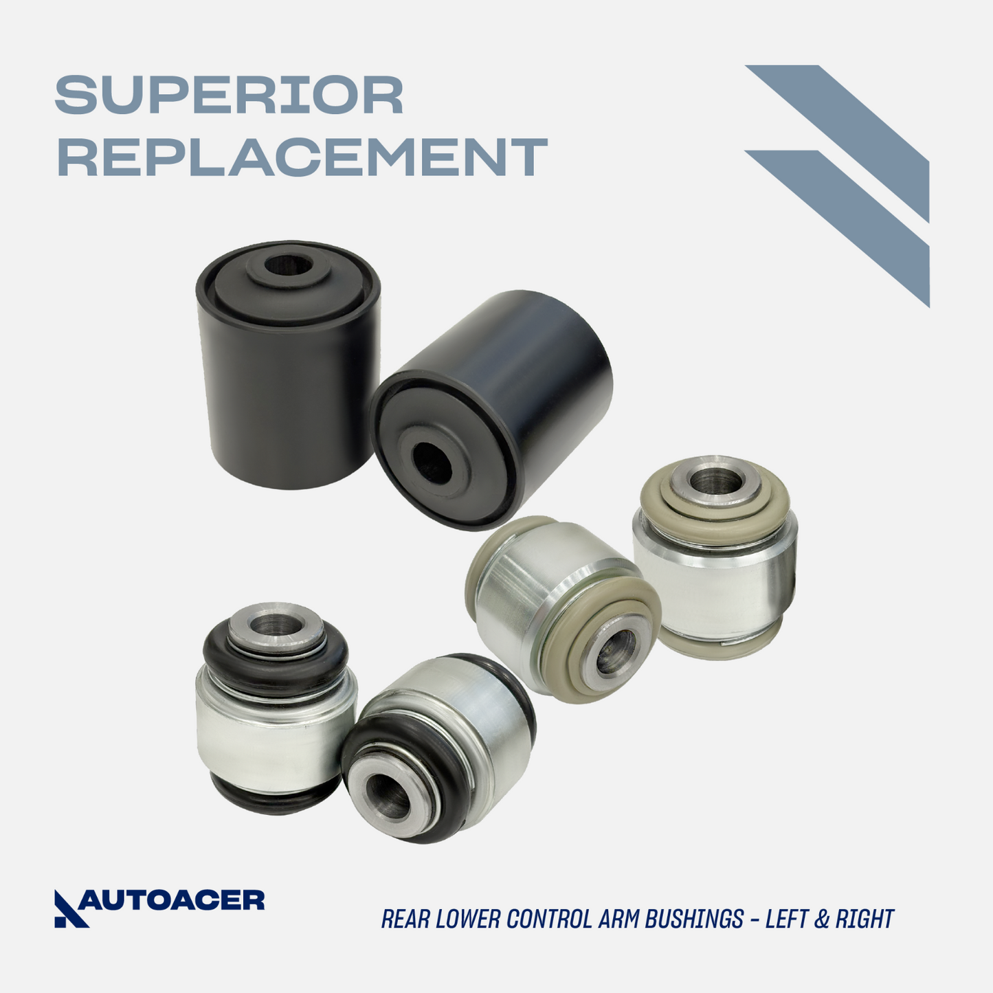 AUTOACER -10p Rear Suspension Arm Bushes Tie Rods Drop links For Jaguar SType XJ