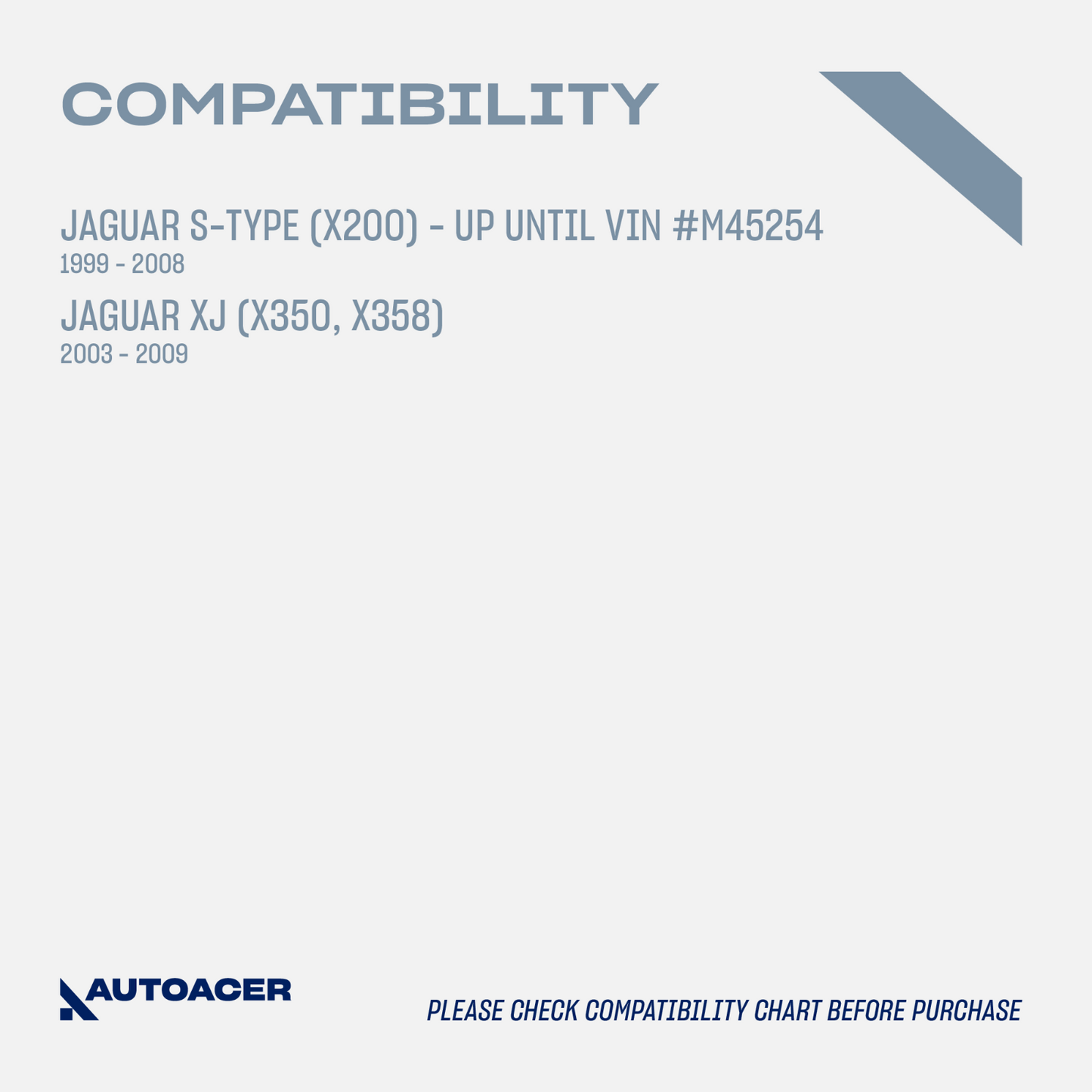 AUTOACER -10p Rear Suspension Arm Bushes Tie Rods Drop links For Jaguar SType XJ