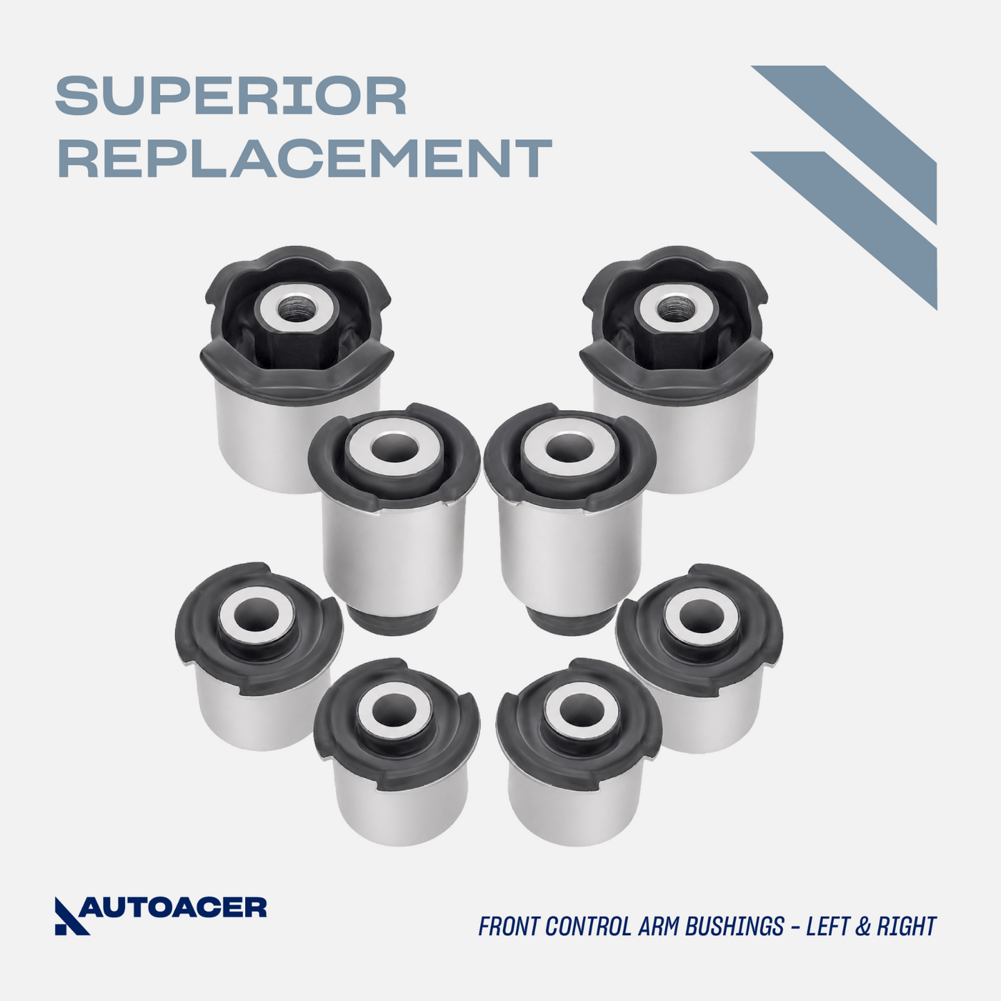 AUTOACER -20p Front Rear Suspension & Knuckle Arm Bushings For Range Rover Sport