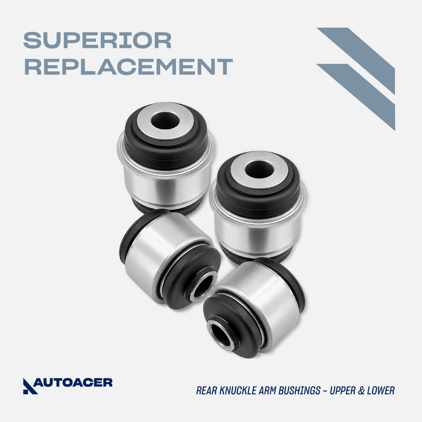 AUTOACER -20p Front Rear Suspension & Knuckle Arm Bushings For Range Rover Sport