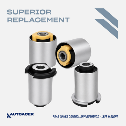 AUTOACER 16p Front & Rear Suspension Arm Bushing Kit for Range Rover Sport 05-13