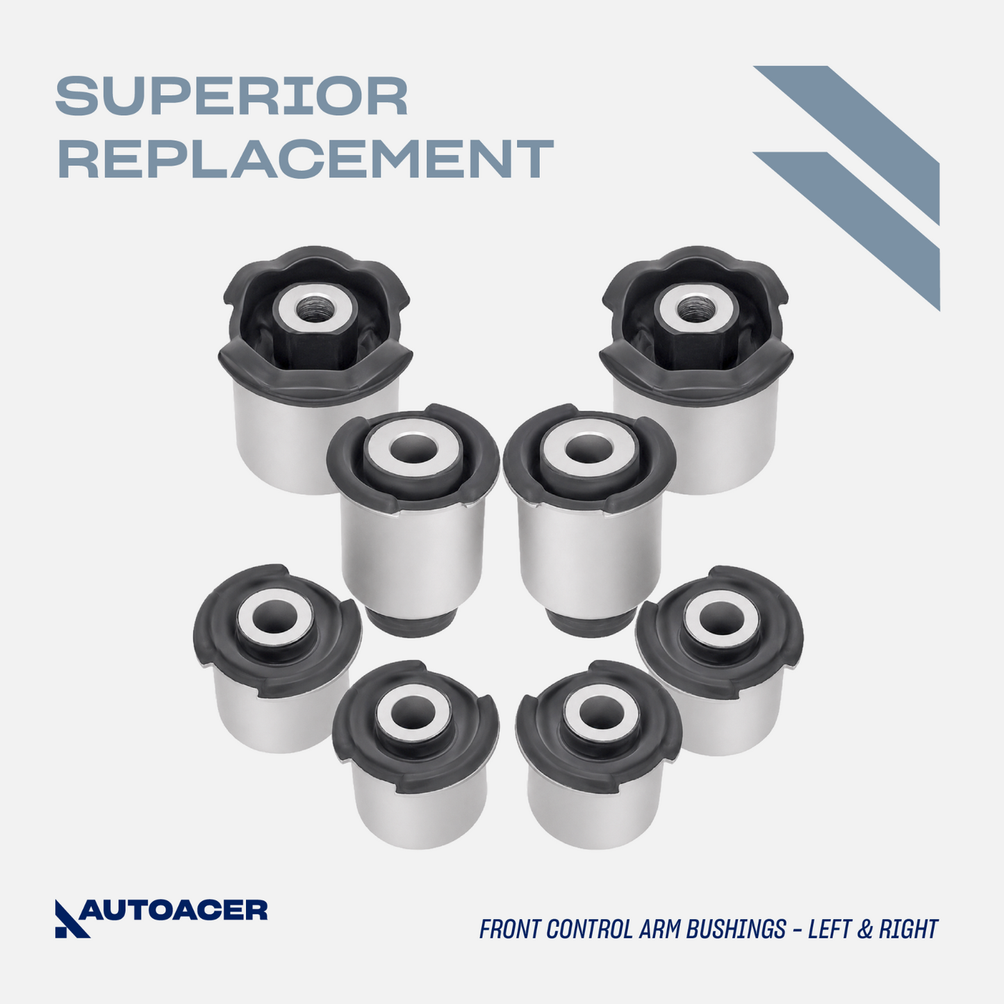 AUTOACER 20p Front Rear Suspension Arm Bushes, Ball Joints For Range Rover Sport