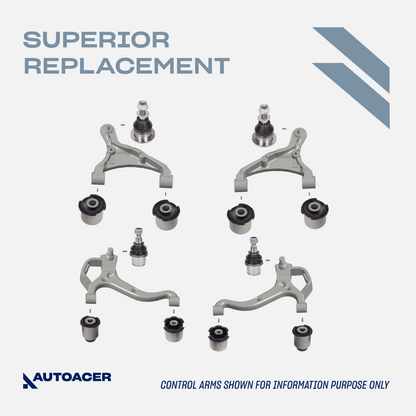 AUTOACER 20p Front Rear Suspension Arm Bushes, Ball Joints For Range Rover Sport
