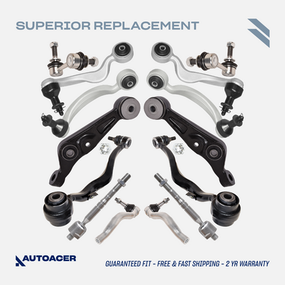 AUTOACER -14p Front Control Arms Links Tie Rods for Lexus LS460 LS600h AWD 07-17