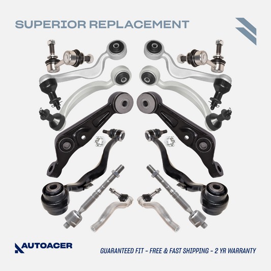AUTOACER -14p Front Control Arms Links Tie Rods for Lexus LS460 LS600h AWD 07-17