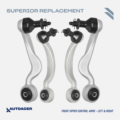 AUTOACER -10p Front Suspension Arms, Tie Rod Ends & Links For Lexus LS460 LS600h