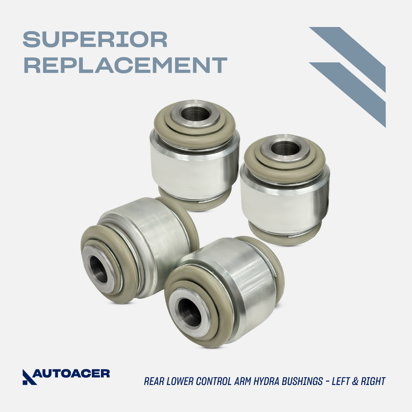 AUTOACER -8p Rear Upper Suspension Arms, Lower Bushes for JAGUAR S-Type XK XF XJ