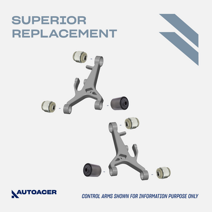 AUTOACER -8p Rear Upper Suspension Arms, Lower Bushes for JAGUAR S-Type XK XF XJ