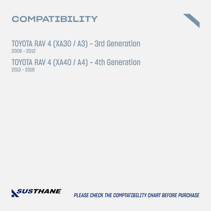AUTOACER -10p Front & Rear leveling Lift kit PU Spacers 40mm for Toyota RAV4 06-