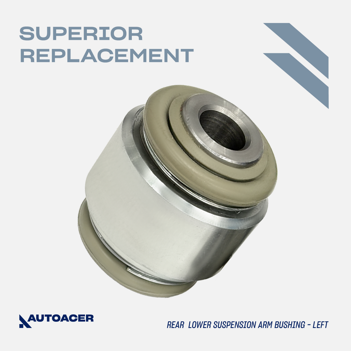 AUTOACER -2p Rear Axle Suspension Arm Hydra Bushes for JAGUAR S-Type XK XF XJ S8