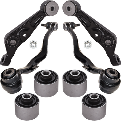 AUTOACER -8p Front Suspension Arms & Bush Kit for Lexus LS460/L LS600h AWD 07-17