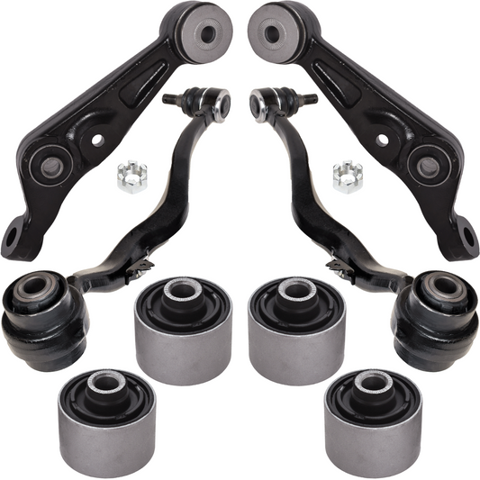 AUTOACER -8p Front Suspension Arms & Bush Kit for Lexus LS460/L LS600h AWD 07-17