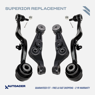 AUTOACER -8p Front Suspension Arms & Bush Kit for Lexus LS460/L LS600h AWD 07-17