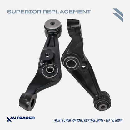 AUTOACER - 8p Complete Front Suspension Arm Kit for Lexus LS460 LS600h AWD 07-17
