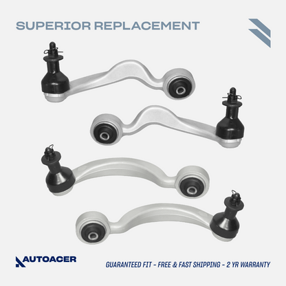 AUTOACER 4p Front Upper Suspension Wishbone Arm Kit for Lexus LS460 LS600h 07-17