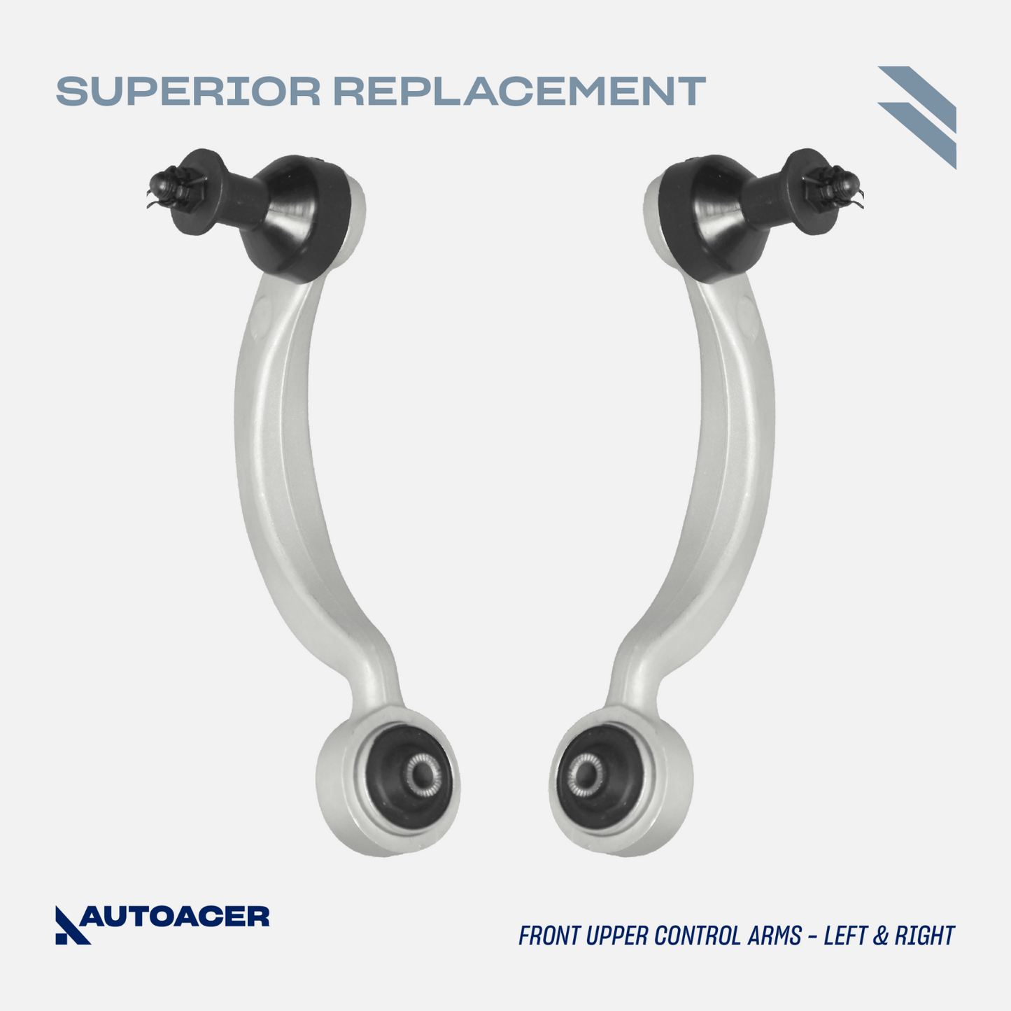 AUTOACER 4p Front Upper Suspension Wishbone Arm Kit for Lexus LS460 LS600h 07-17