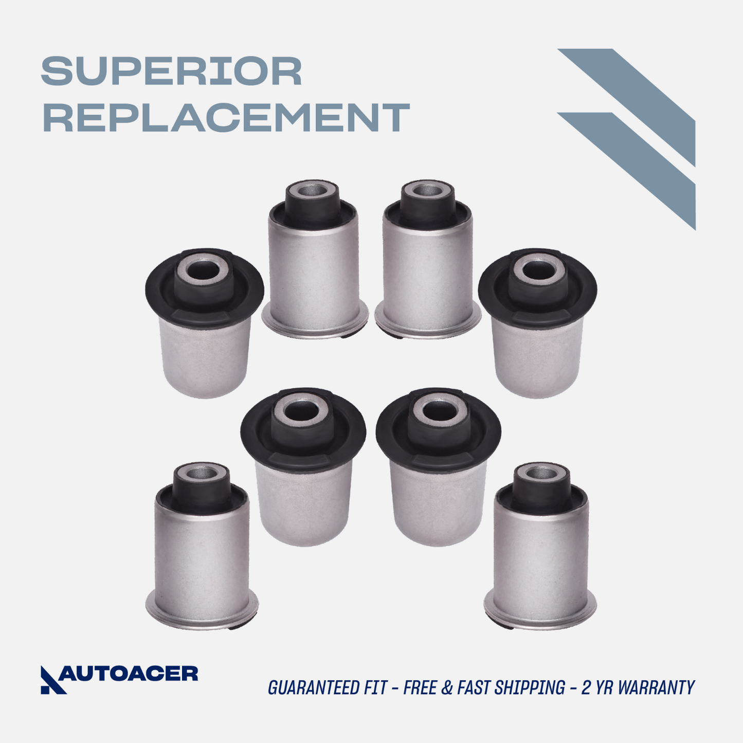 AUTOACER 8p Rear Suspension Control Arm Bushes for Nissan Pathfinder Armada QX56