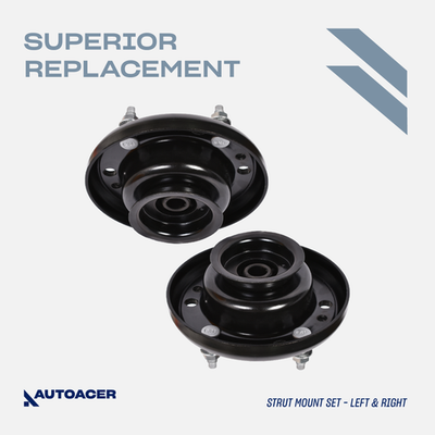 AUTOACER - 10p Rear Strut Mount Kit W/ Boots & Spring Seats For Jaguar S-Type XF