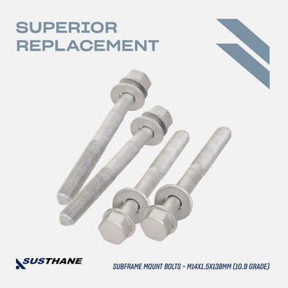 AUTOACER -8p Rear Subframe Polyurethane Bush Kit W/ Bolts for BMW X5 E53 E71 E72