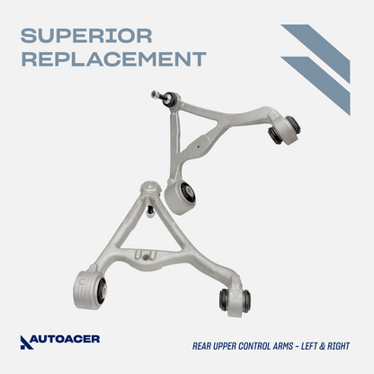 AUTOACER -14p Front & Rear Suspension Arms & Bushing Kit for Jaguar XJ8 XJR 03-9