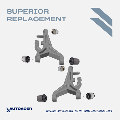AUTOACER -14p Front & Rear Suspension Arms & Bushing Kit for Jaguar XJ8 XJR 03-9