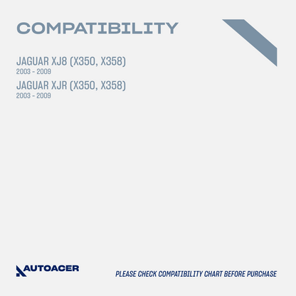 AUTOACER -14p Front & Rear Suspension Arms & Bushing Kit for Jaguar XJ8 XJR 03-9