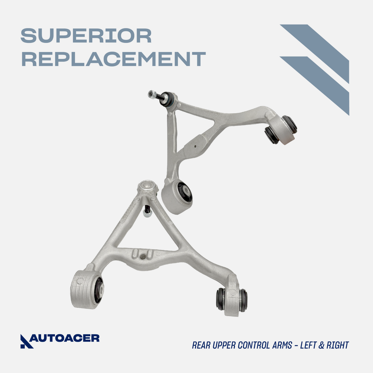 AUTOACER 14p Front Upper Lower Suspension Arms & Bushing Kit For Jaguar SType XK