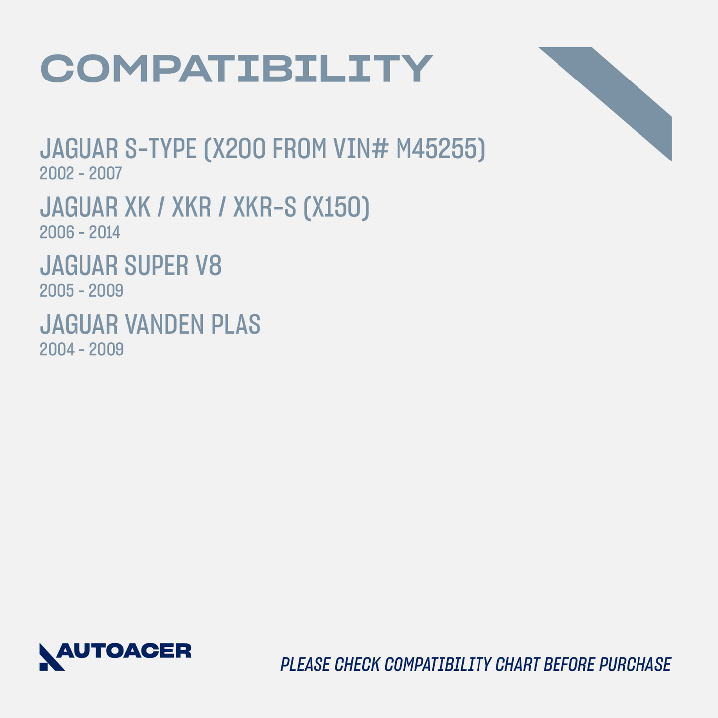 AUTOACER 14p Front Upper Lower Suspension Arms & Bushing Kit For Jaguar SType XK