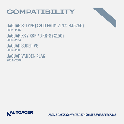 AUTOACER 14p Front Upper Lower Suspension Arms & Bushing Kit For Jaguar SType XK