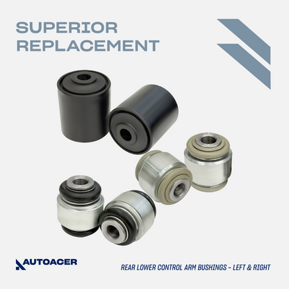 AUTOACER 12p Rear Suspension Arms, Bushes, Links & Tie Rods for JAGUAR S-Type XJ
