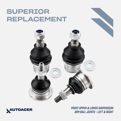 AUTOACER -12p Front Suspension Arm PU Bushes & Ball Joints Discover 3/4 RR Sport