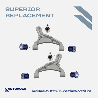 AUTOACER -12p Front Suspension Arm PU Bushes & Ball Joints Discover 3/4 RR Sport